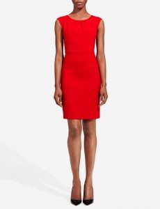 Neck Pleat Sheath Dress Sale Price $79.90 - The Limited