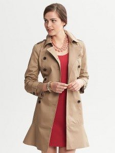Flared Trench - $225 - Banannarepublic.com