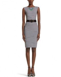 Stripe Instantly Slimming Dress - $112 - whitehouseblackmarket.com