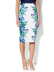 Floral Pencil Skirt - $29 - nyandcompany.com