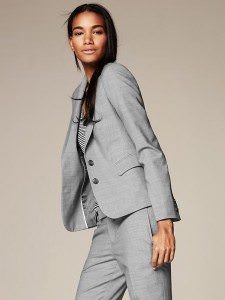 Grey Lightweight Wool Suit - banana republic.com