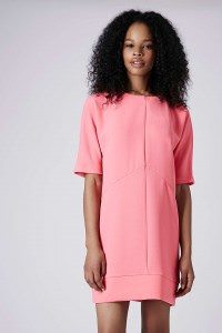 Crepe seam fron tunic dress - $90 - topshop.com