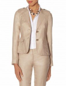 Linen Safari jacket - $108 - thelimited.com