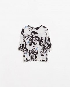 Printed top - $69.90 - zara.com