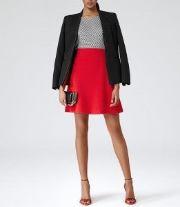 Dene A-line skirt - $143 - reiss.com
