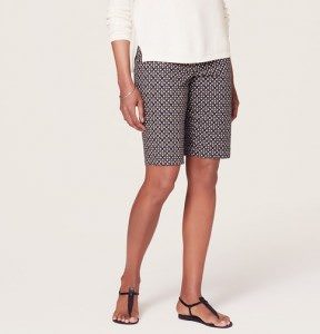 Lattice Print Walking Shorts - $49.95 - loft.com