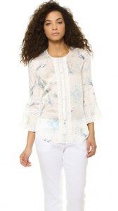 Day Lily MarchesaPeasant Top - $395 - shop bob.co.