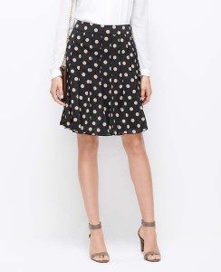 Polka Dot Pleated Skirt - $89 - Photo credit: anntaylor.com