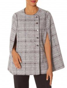 Plaid Cape - $228 - the limited.com
