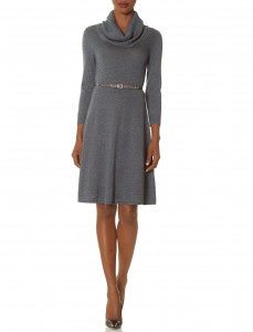 Cowl-neck A-line Sweater Dress - $62.96 - Photo: the limited.com