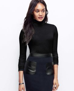 Long sleeve turtleneck - $29.99 - Photo: anntaylor.com