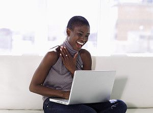 african-american-woman-computer