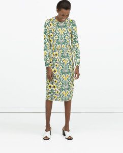 Gathered Seam Dress - $79.90 - Photo: zara.com