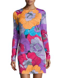 Flower-Print Dress- $54.50 - Photo credit: last call.com