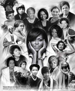 Black History Women - Photo credit: http://blackartblog.blackartdepot.com