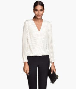 Draped Blouse - $29.95 - Photo credit: hm.com