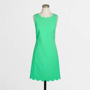 Scalloped Trim Dress - Photo credit: jcrewfactory.com