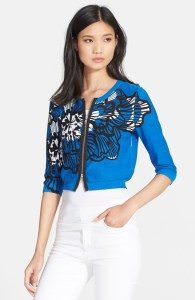 Print Front Zip Cardigan - Photo credit: nordstrom.com