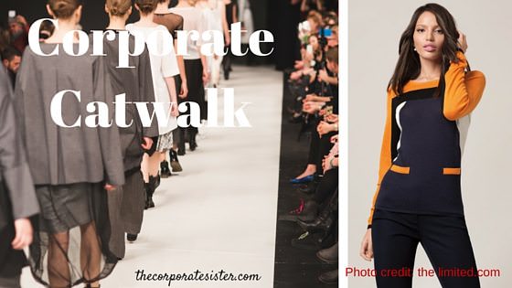 Corporate Catwalk: Colorblocked Sweater