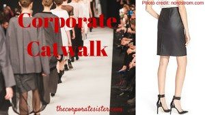 Corporate Catwalk - Leather Skirt