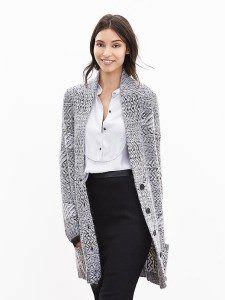 Long sweater cardigan