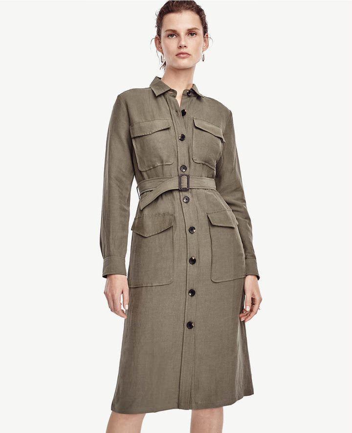 Corporate Catwalk; Safari Trench Dress