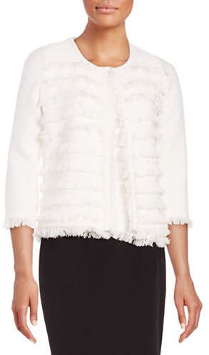 Corporate Catwalk: Fringe Cardigan