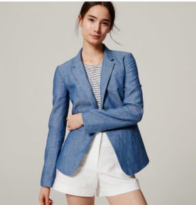 Casual Friday Pick: Chambray Blazer