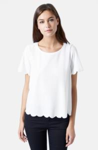 Corporate Catwalk: Scallop Frill Tee