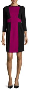 Corporate Catwalk: Colorblock Sheath Dress