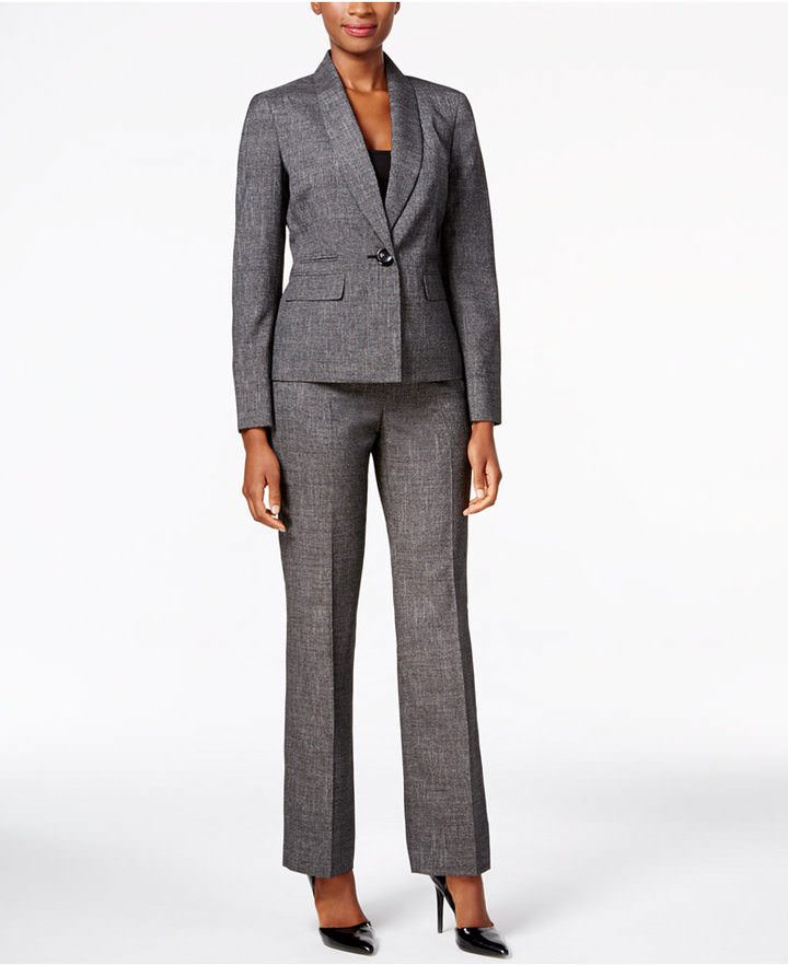 Wear to Work: Le Suit One-Button Pantsuit - Photo credit: shopstyle.com