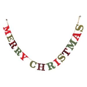 Merry Christmas Garland - Photo credit: target.com