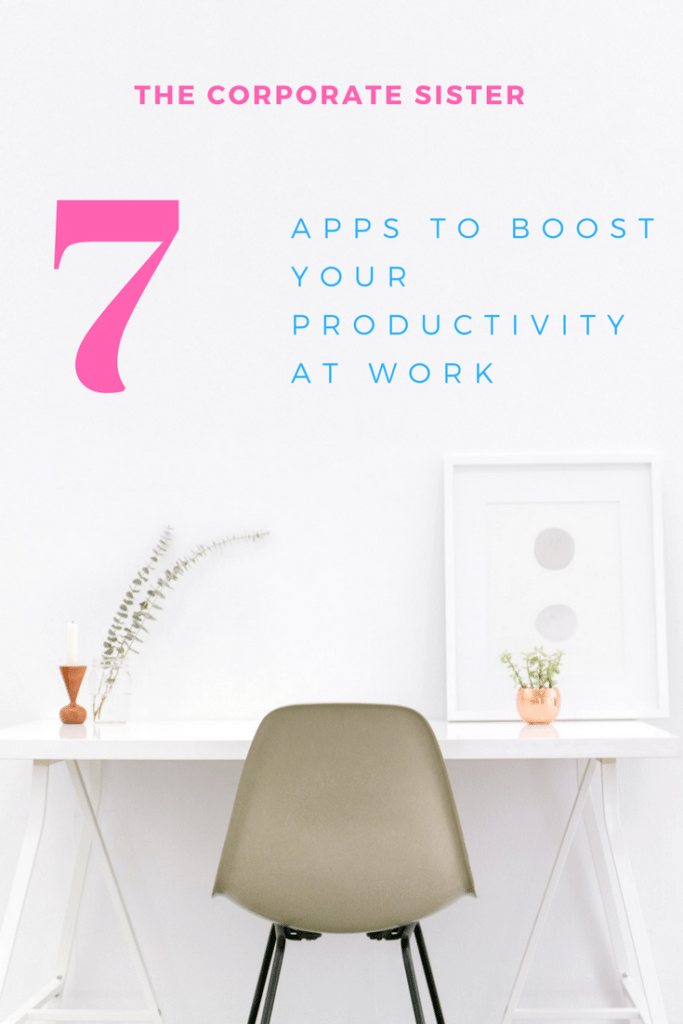 7 apps to boost productivity at work