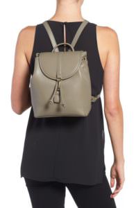 Faux-leather backpack - Photo credit: shopstyle.com