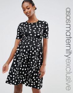 ASOS Maternity Dress in mono animal print - Photo credit: shopstyle.com