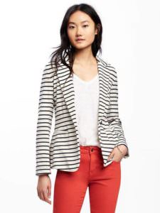 Jersey knit blazer - Photo credit: shopstyle.com