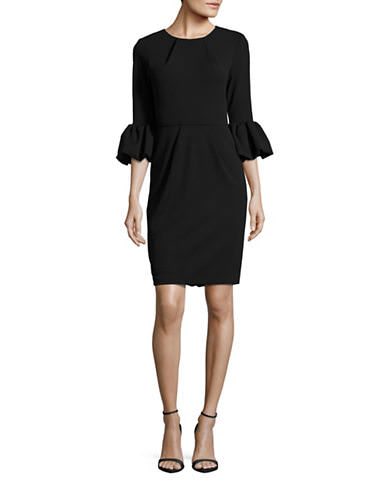 Wear to Work: Trumpet Sleeve Sheath Dress