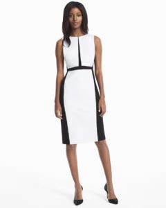 Wear to Work: Colorblock Sheath Dress - Photo credit: whitehouseblackmarket.com