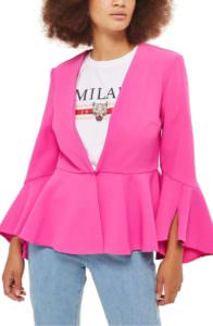 Workwear: Bell Sleeve Peplum Jacket - Photo credit: nordstrom.com