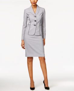 Wear to Work: Seersucker Skirt Suit - Photo credit: macys.com