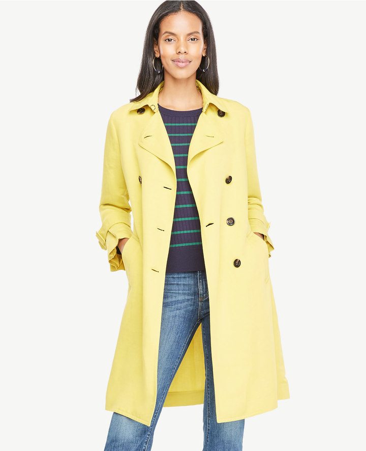 Workwear: Flounce Sleeve Trenchcoat