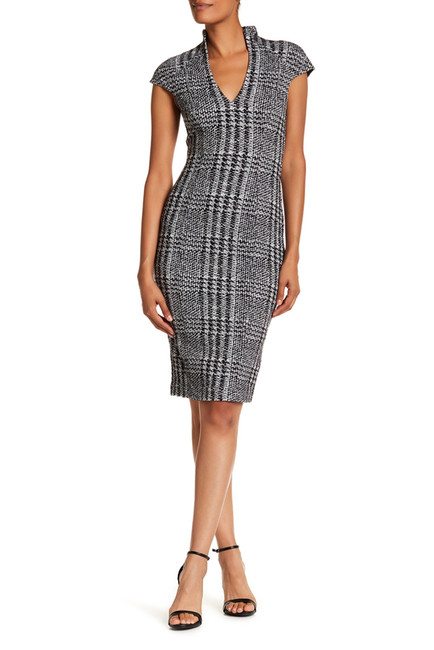 v neck midi