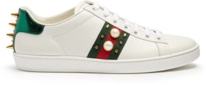Ace-studded embellished sneakers - Photo credit: matches fashion.com