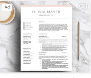 Etsy Resume Templates