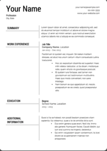 Super Resume Templates