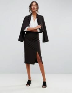 ASOS high-waisted pencil skirt - Photo credit: asos.com