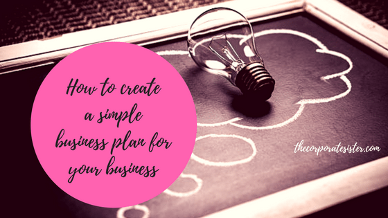 How to create a simple business plan for your business