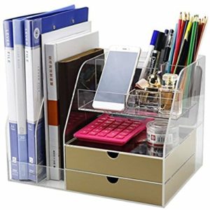 Clear Office Desk Drawer Organizer - Photo credit: amazon.com