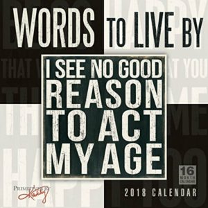 Words to Live by Calendar - Photo credit: amazon.com
