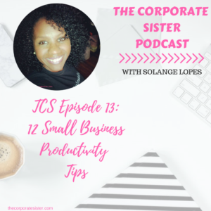 TCS episode 13: 12 Small Business Productivity Tips